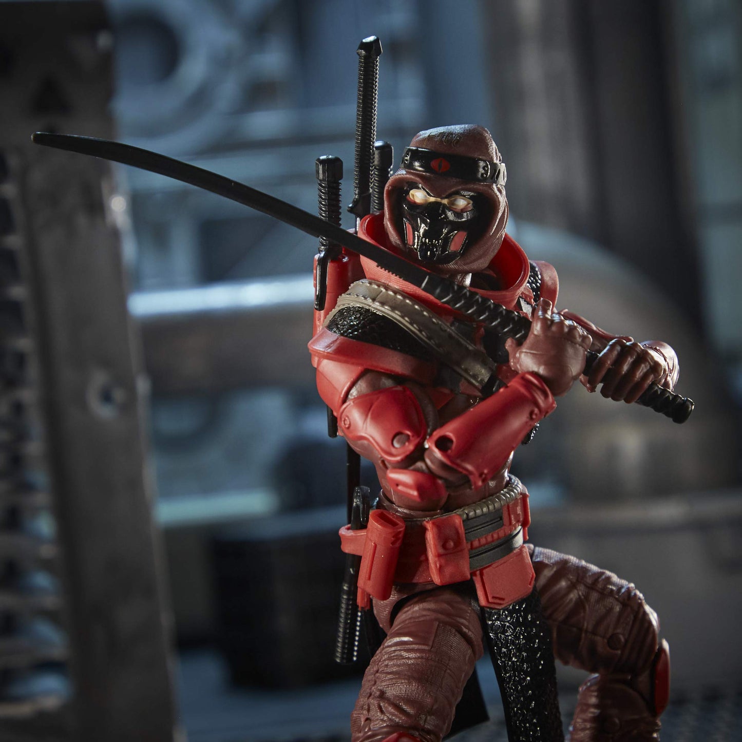 Hasbro G.I. Joe Classified Series Red Ninja Action Figure 08 Collectible Premium Toy With Multiple Accessories 6-Inch Scale With Custom Package Art