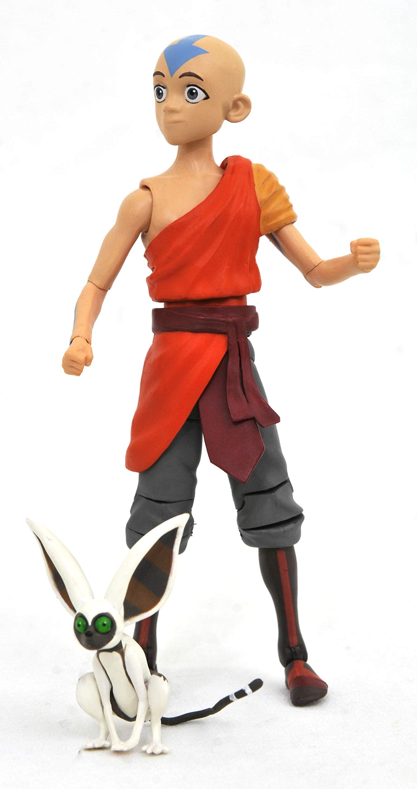 Diamond Select Toys Avatar The Last Airbender: Aang Deluxe Action Figure, Multicolor