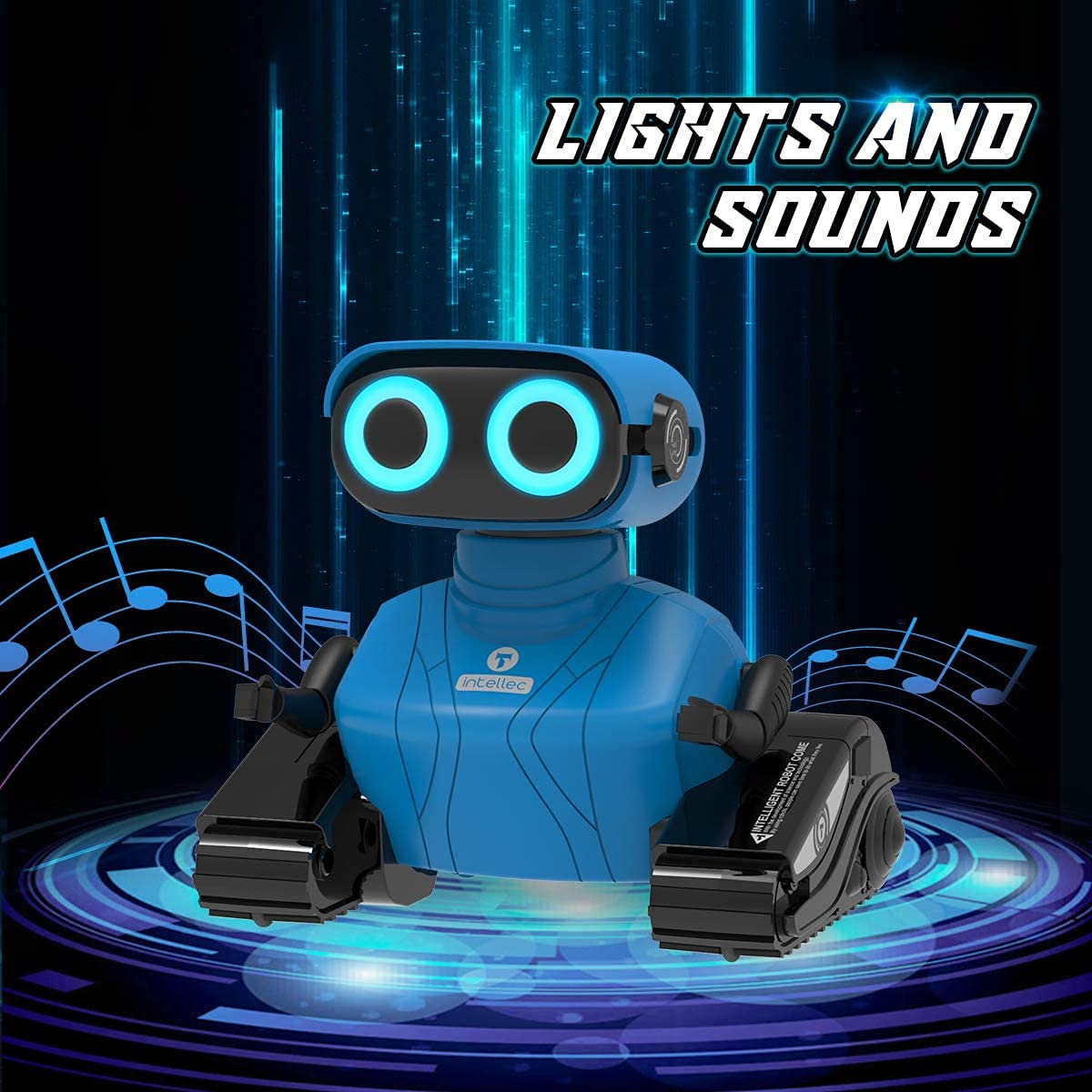 KaeKid Robots for Kids, 2.4Ghz Remote Control Robot Toys with LED Eyes & Flexible Arms, Dance & Sounds, RC Toys for 3 4 5 6 7 8