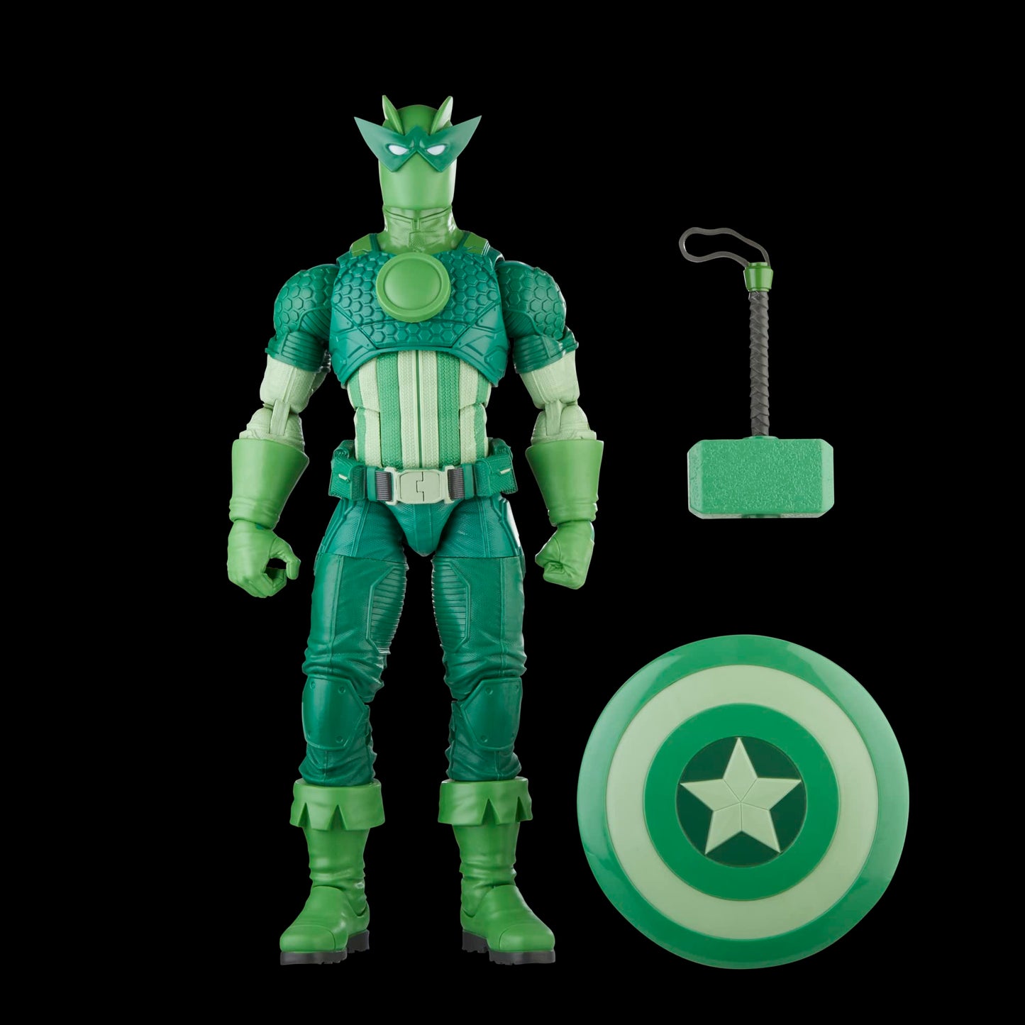 Avengers Marvel Legends 12-Inch Action Figure - Super-Adaptoid, Green, Model F7091, 60th Anniversary Edition
