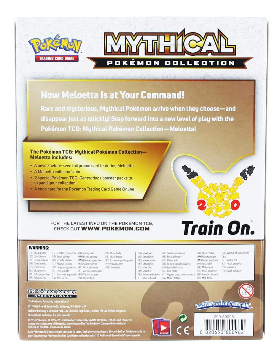 TCG: Mythical Pok  mon Meloetta Collection