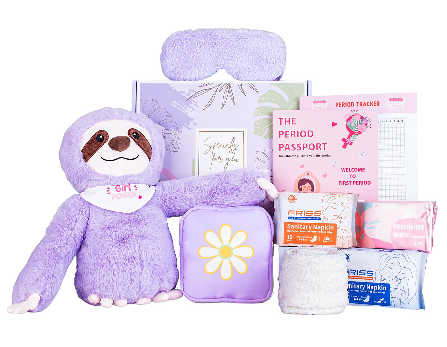 First Period Kit for Girls 9-12 Period Starter for Tweens Period Comfort Kits for Girls 10-12 First Period Gifts for Girls Teen