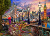 Vermont Christmas Company 1000 Piece Jigsaw Puzzle - London Promenade - Copper Material