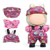 AICase for Labubu Clothes/for Labubu Outfits Clothes Set for 17cm Lububu Doll 3 Piece Set Hat Clothing for LA BUBU Boys and Girls Stylish Adorable Dolls Clothes Accessories (No Doll)-4