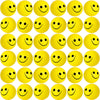 96 Pack Smile Face Stress Balls Bulk 2 Inch Funny Face Stress Relief Balls Yellow Mini Squeeze Balls Foam Smile Face Toys For Fi
