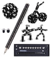 Fidget Pen Decompression Magnetic Metal Pen, Toy Pen Relieving Stress Build Various Of Shapes, Strato Pen Multifunctional Deform