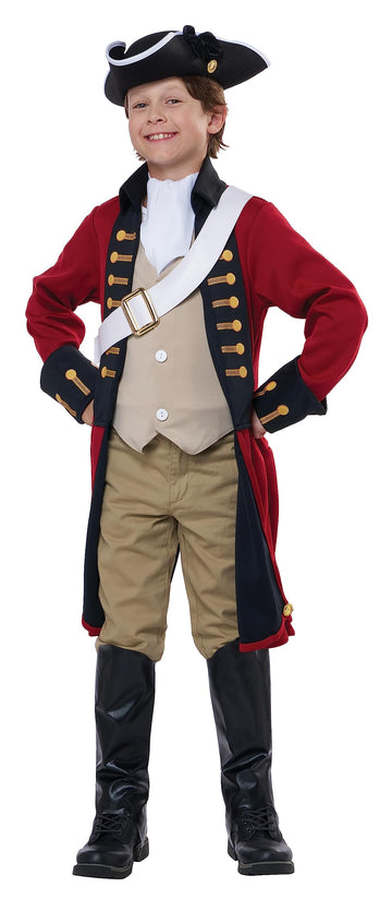 Boys British Redcoat Costume Medium (8-10)
