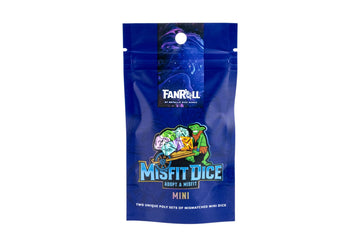 FanRoll by Metallic Dice Games Mystery Misfit Mini Polyhedral Dice (2 Set Pack, 28 Dice)