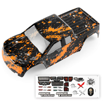 Haiboxing Rc Car Spare Parts,1/18Th Trcuk Body Shell Orange Apply To 2020 New Version 18859 M1833