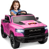 ENYOPRO 12V Ram 1500 Electric Ride On Truck for Kids, Remote Control Ride On Car for Toddlers, Electric Power Car w/4 Wheels Sho