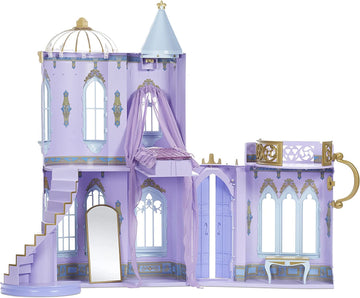 Mga Dream Ella Majestic Castle Playset, Fits 11.5' Fashion Dolls, Furniture & Accessories, Portable 35' H X 18' W Dollhouse Play Pretend Gift For Kids, Toys For Girls & Boys Ages 3 4 5+ Years