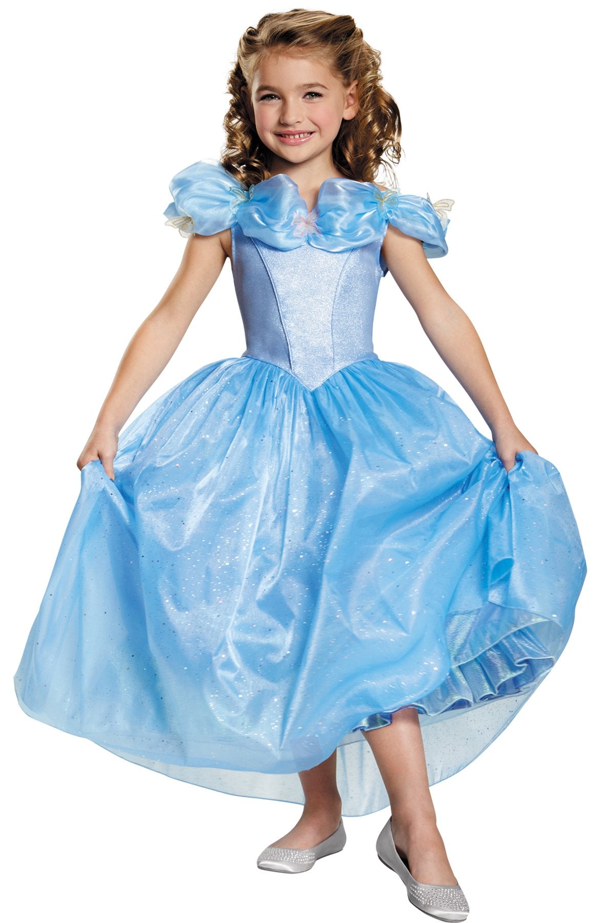 Disguise Cinderella Movie Prestige Costume, X-Small (3T-4T)