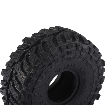 Super Large Soft Sticky 1.0 Crawler Tires 68 * 26Mm For 1/18 1/24 Rc Crawler Car Axial Scx24 Fms Fcx24 Ax24 Upgrade Wheel, Comes