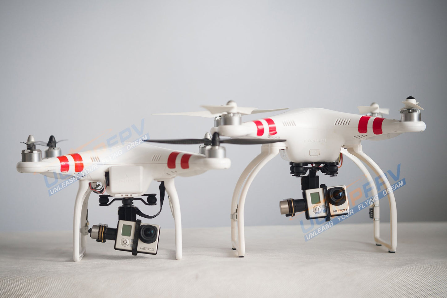 Summitlink White Tall Extended Landing Gear For Phantom 1 2 Vision Wide And High