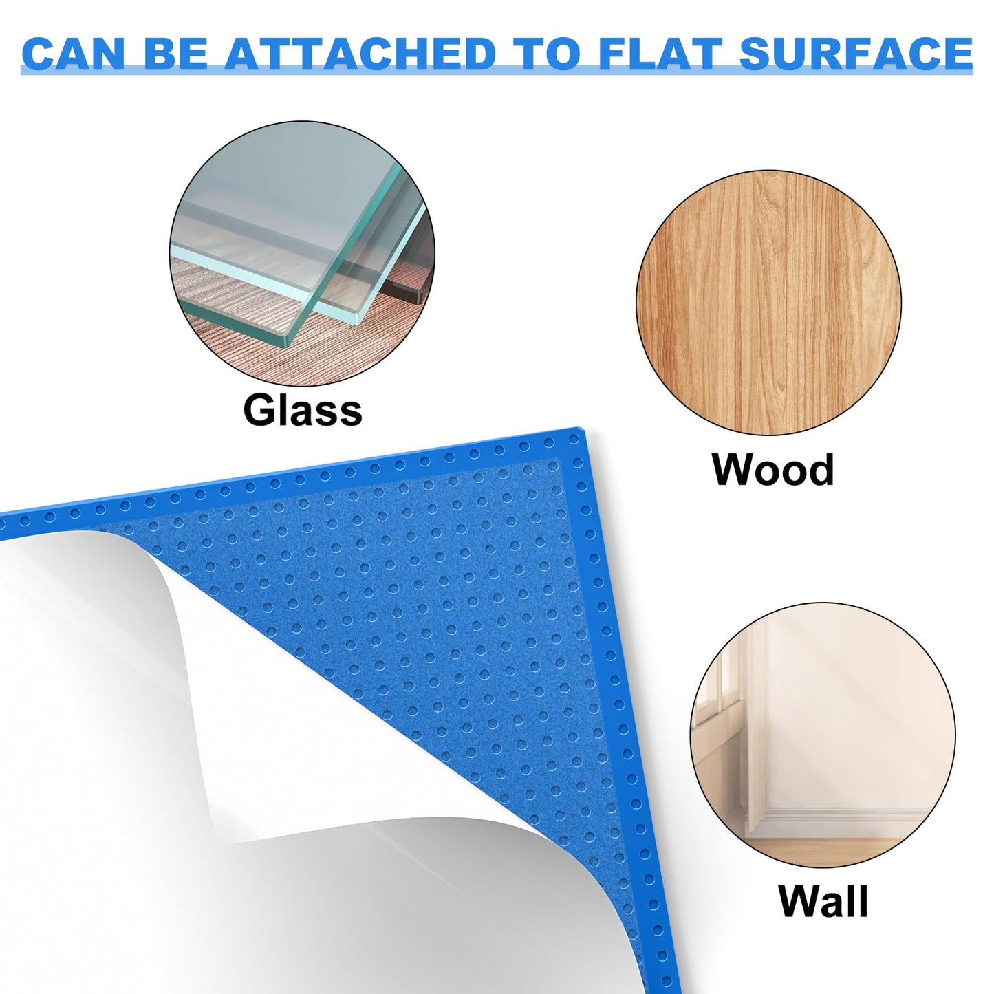 Classic Baseplates, Peel And Stick Base Plates For Building Bricks, Compatible With Major Brands, Self-Adhersive Base For Bricks