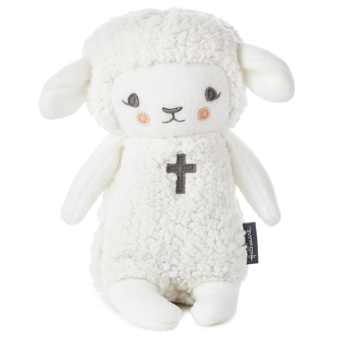 Hallmark Lullaby Lamb Plush Musical Stuffed Animal for Kids, Religious Gifts, Baptism, First Communion, Easter Gifts for Kids
