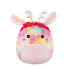 Squishmallows Original 12in Priyanka Rainbow Jackalope Plush - Official Jazwares, Soft Polyester, Hearts Headband, Medium Size
