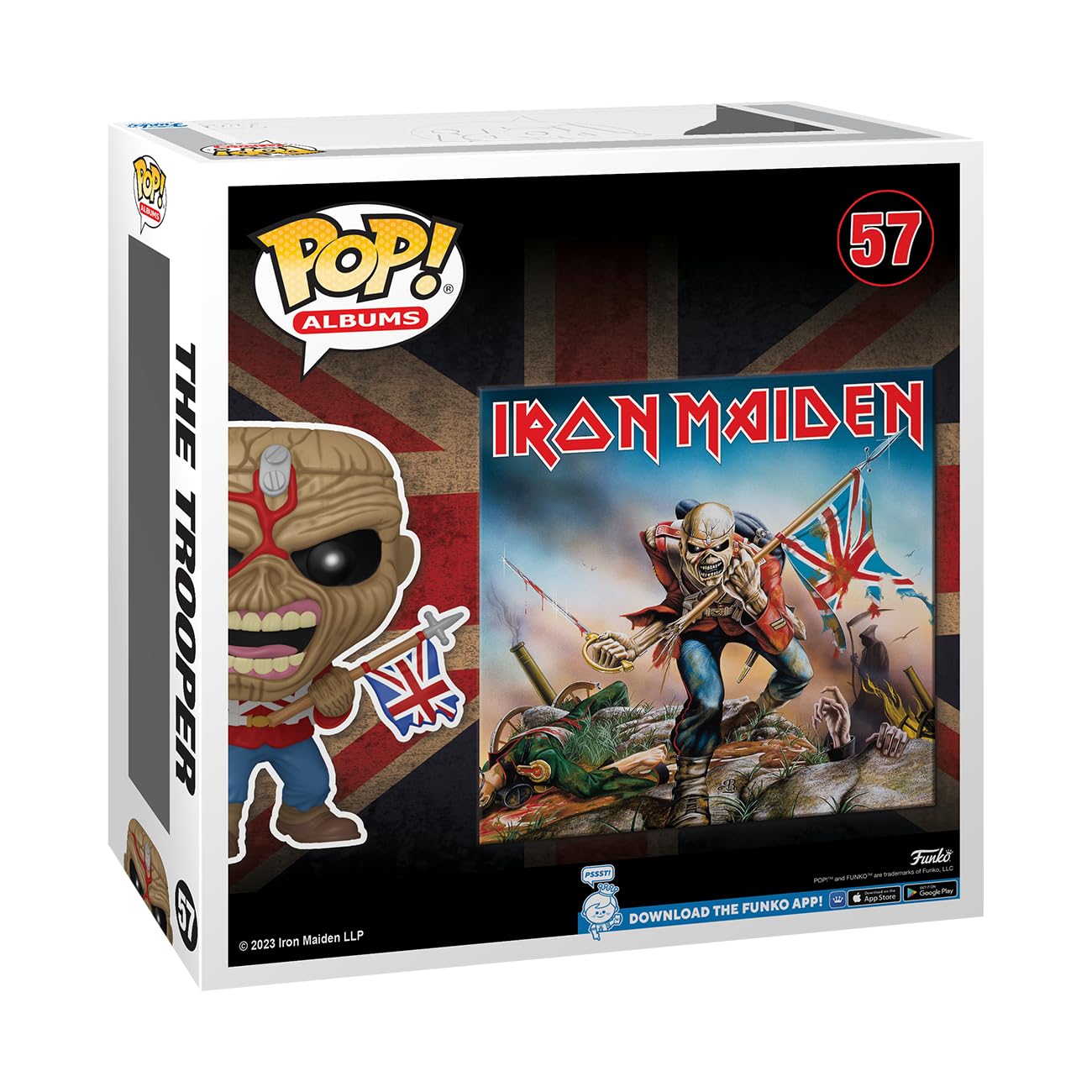 Funko Pop! Albums: Iron Maiden - The Trooper - Music - Collectable Vinyl Figure - Gift Idea - Official Merchandise - For Kids & Adults - Music Fans - Model Figure For Collectors And Display