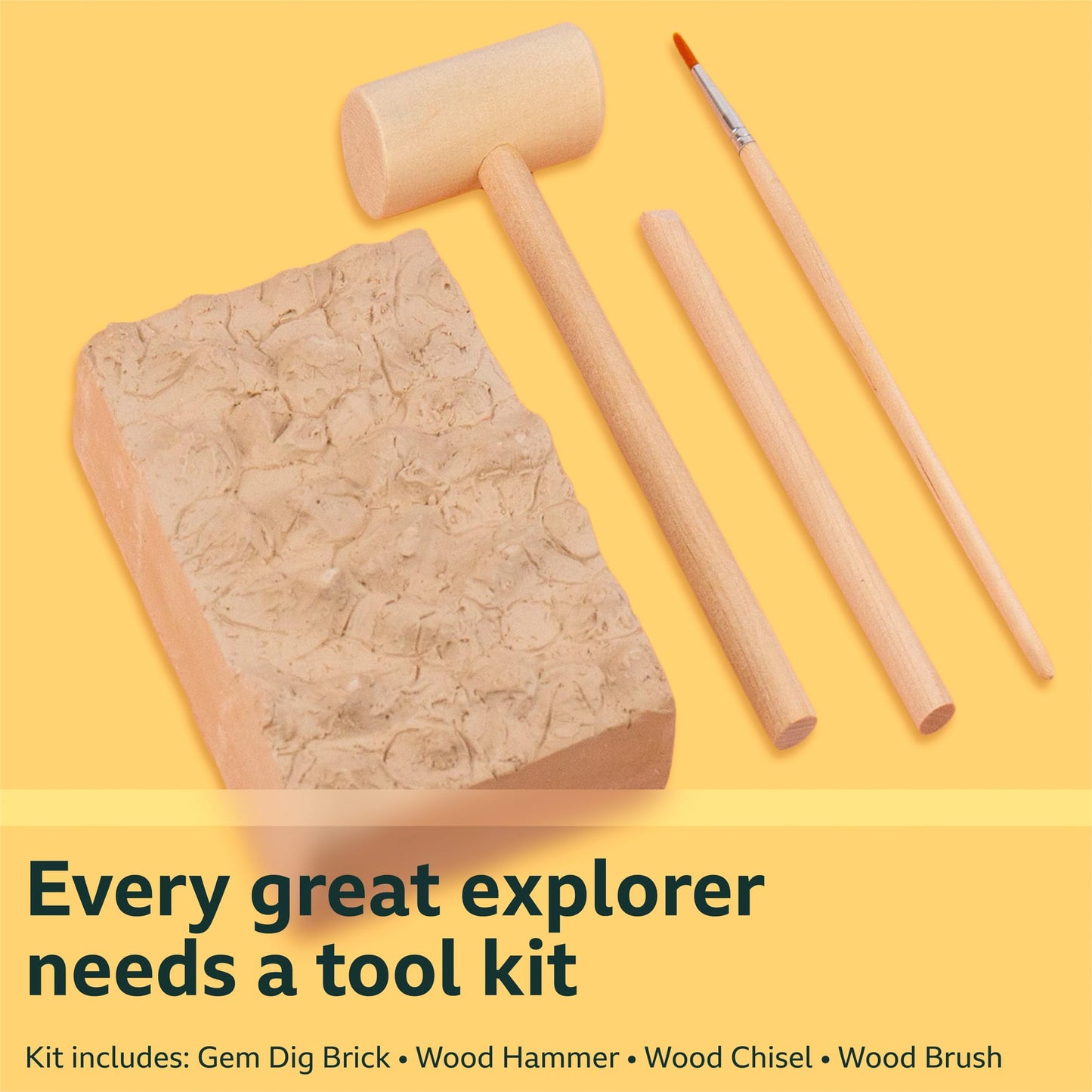 BBC Earth Excavate & Discover Gemstone Dig Dig Up 9 Real Gemstones & Make Keychains Rock Digging Excavation Kit STEM Learning Kit Kids Science Kit Great 6 Year Old Boy Birthday Gift large online retailer Kids