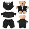 Set Of Tuxedo Outfit, Bear Clothes Suitable For 13-15 Inch, Bear Clothes, Stuffed Animal Clothes, Bear Accessories For Your Own