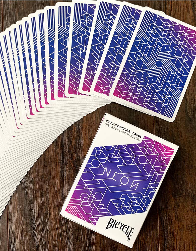 Bicycle Neon Orange Bump Cardistry Deck (Not A Playable Deck)