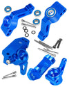 ARRCat Upgrades Parts for 1/10 Slash 2WD/Stampede 2WD/Rustler 2WD/Nitro Slash 2WD RC Truck,Alloy Steering Blocks,Front Caster Bl