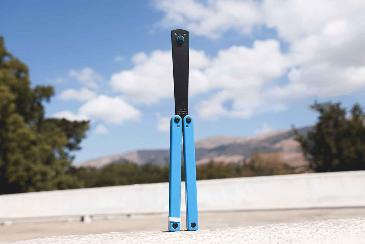 Squid Industries Squiddy-U Blue Plastic Fidget Toy - Durable, Lightweight & Fun Stress Relief for Kids & Adults