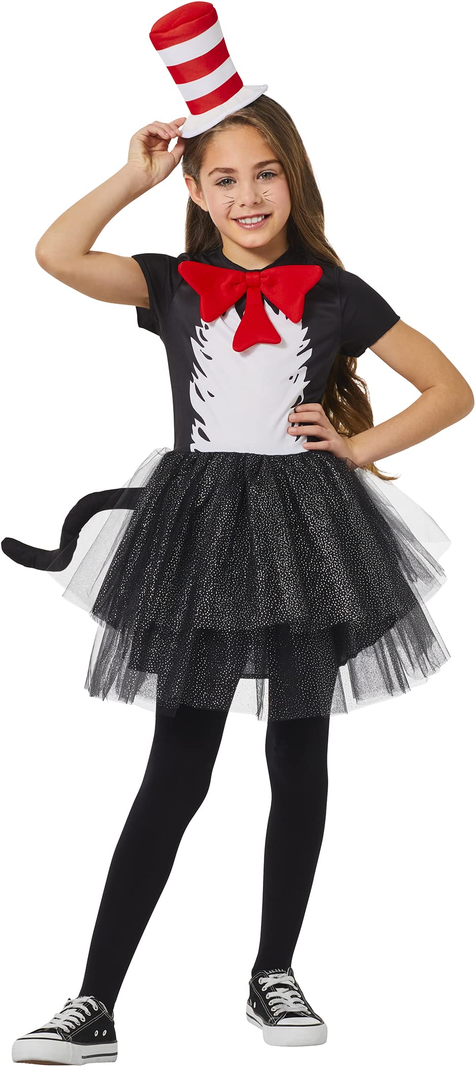 InSpirit Designs Dr. Seuss Kids Cat in the Hat Dress Costume | Officially Licensed | Kids Costume | Cosplay costume, M