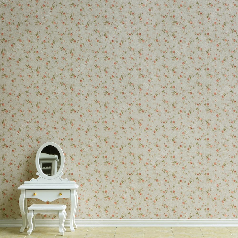Iland Originality Dollhouse Wallpaper 39 * 15.7 Inch, Dollhouse Accessories On 1:12 Scale Or 1:6 Scale (Early Summer)