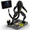 itshWOee Xenomorph Building Blocks Set - Action Figure with Facehugger, Plastic Model F-A0646, Perfect Horror Gift for Fans