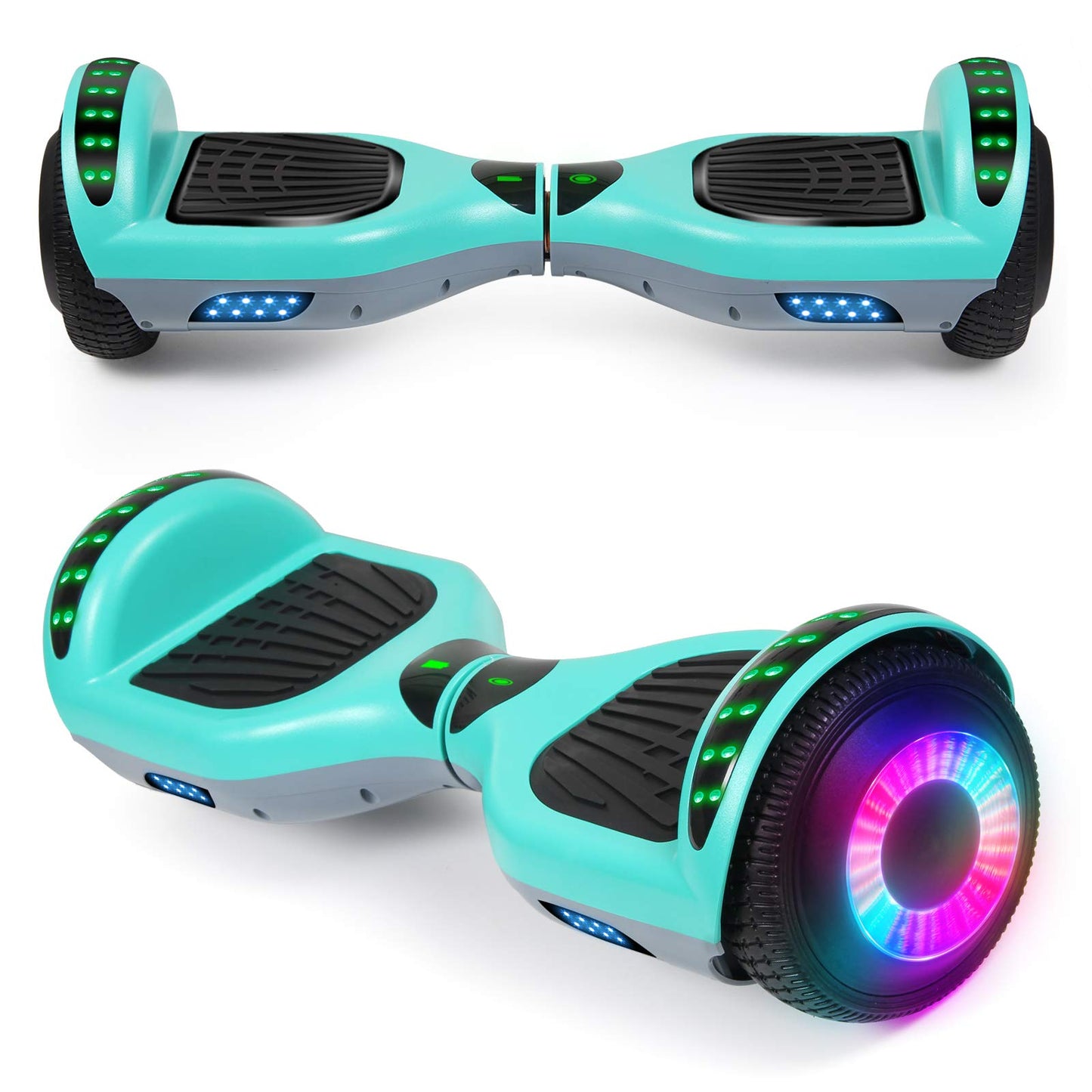 Sisigad A12 Mixed Color Hoverboard, With Bluetooth And Colorful Lights Self Balancing Scooter