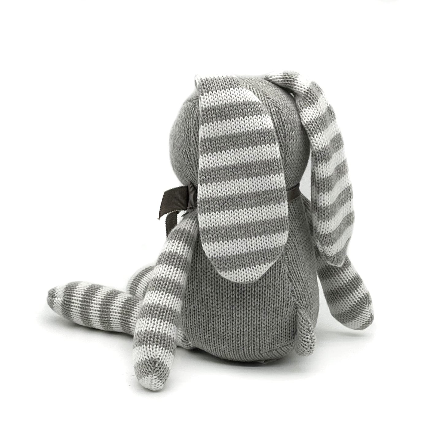 Fluffyfun Plush Baby Bunny Rabbit Stuffed Animal Toy (Grey)