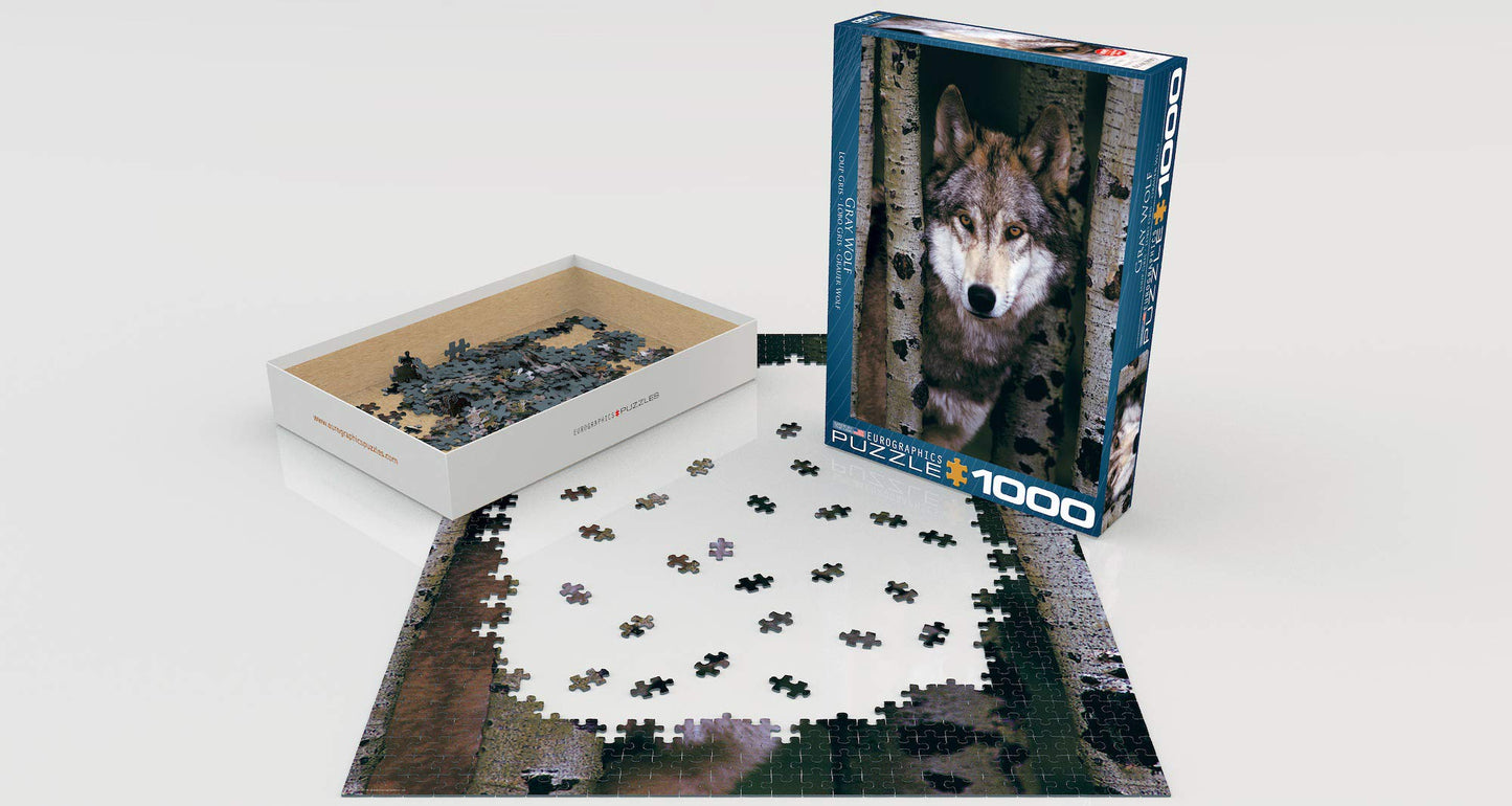 Eurographics Gray Wolf 1000-Piece Puzzle