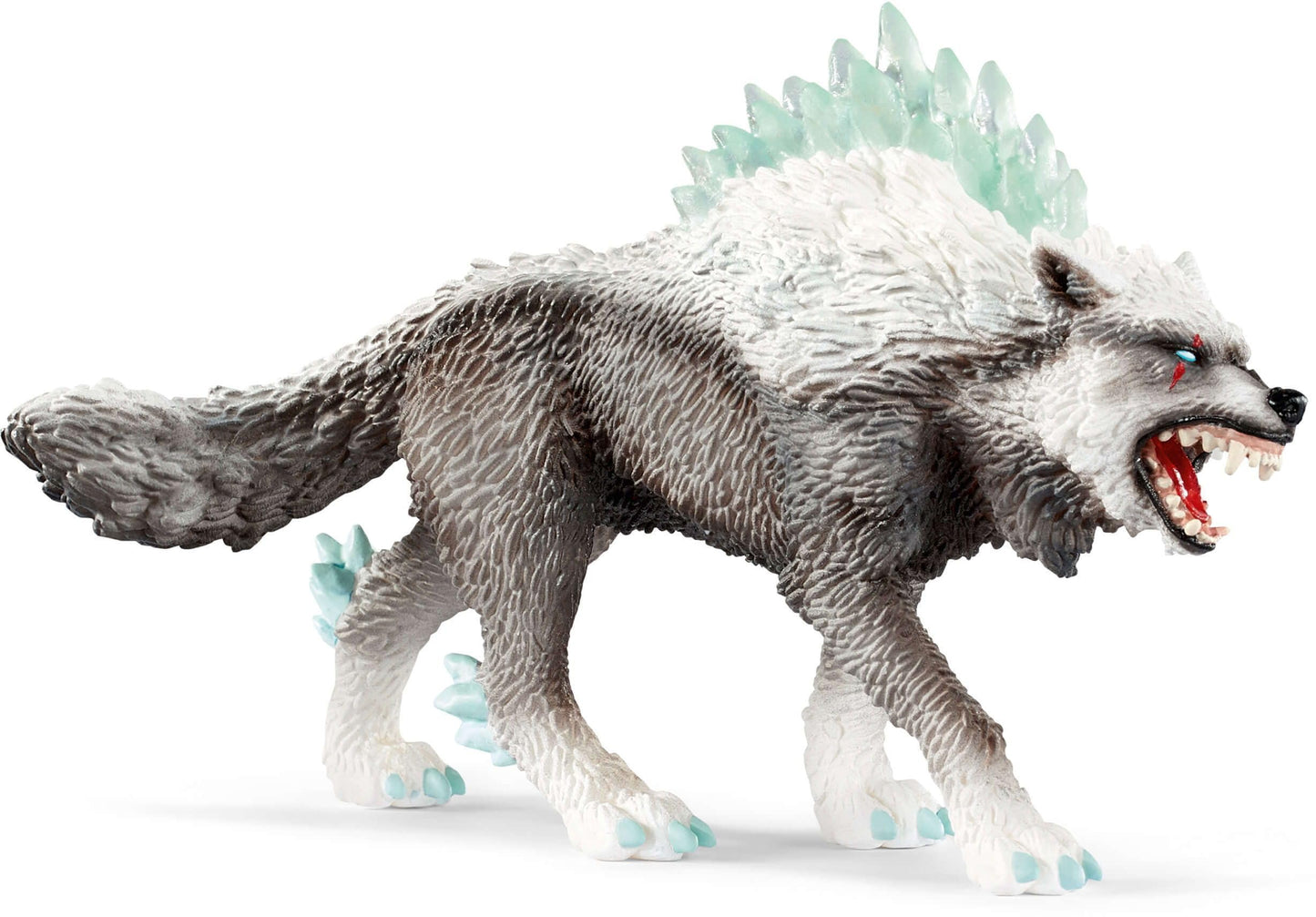 SCHLEICH 42452 Snow Wolf Eldrador Creatures Toy Figurine for Children Aged 7-12 Years