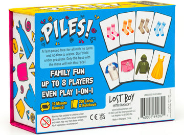 Piles – Card Games – Family Games – For Kids 8 And Up – Games For Adults – Family Game Night – Travel Games – Party Games – Memory Games – 10 Mins