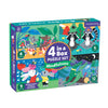 Mudpuppy Mindfulness 4-In-A-Box Puzzle Set - Includes 4 Progressive Jigsaw Puzzles For Kids With 4-12 Pieces - Features Colorful