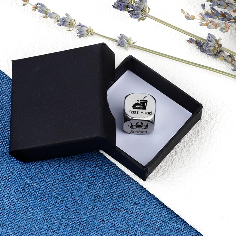 Valentines Day Gifts For Him Date Night Food Dice Gifts For Him Birthday Gifts For Boyfriend Girlfriend Wife Husband Steel Gifts