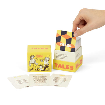 Tales Conversation Starter Cards, Family Edition, Perfect For Family Games For Adults, Family Dinners, Game Nights, Gifts, Holid