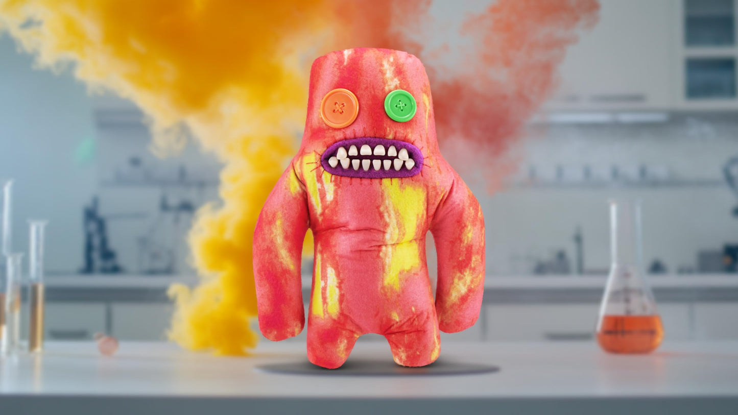 Fuggler Plush Toy - Funny Ugly Monster, Sasquoosh Color, One Size, Cotton Material, Model 15702D