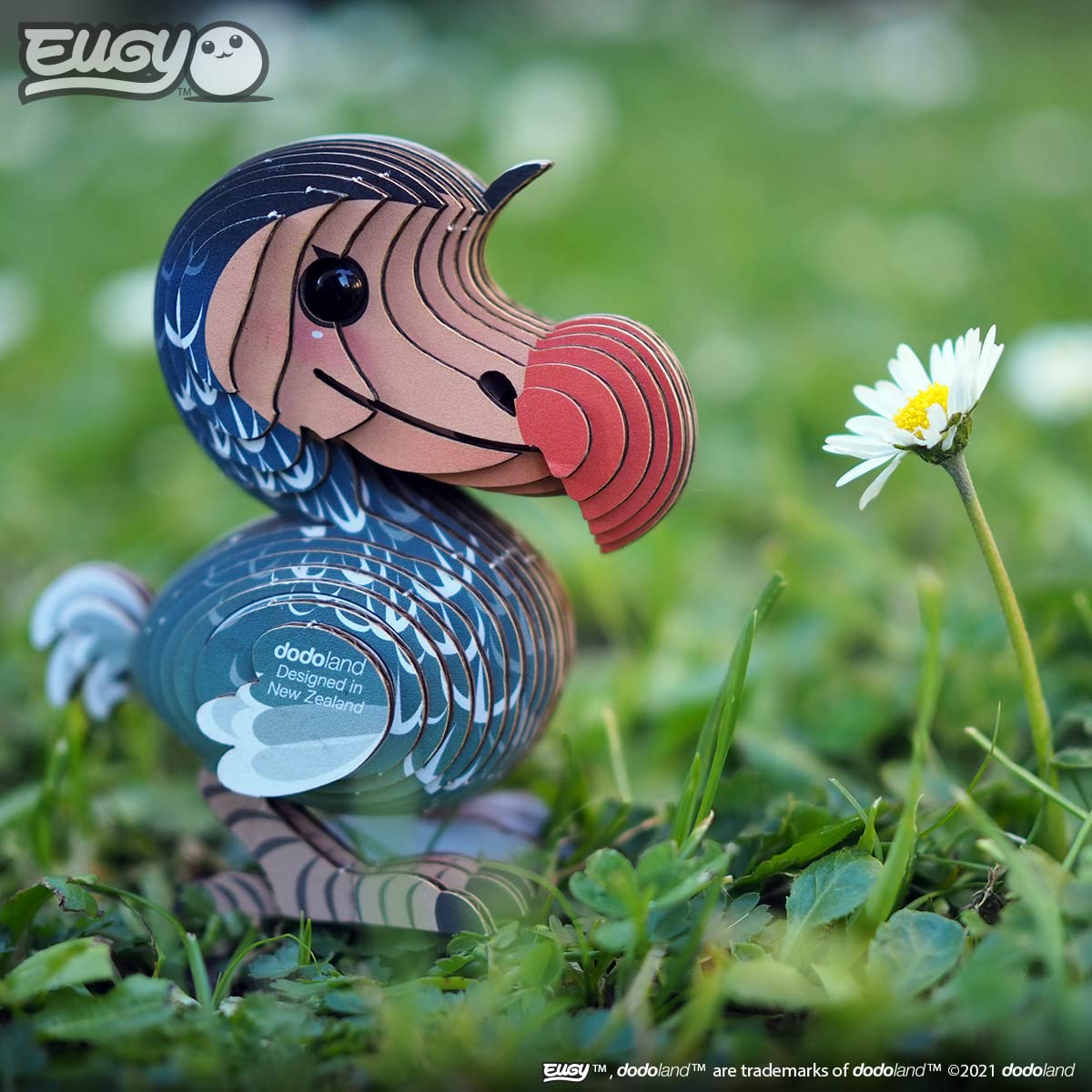 Eugy Dodo 3D Puzzle, 30 Piece Eco-Friendly Educational Learning Puzzles For Kids 6+