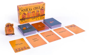 Smug Owls Card Game - A Hilarious & Creative Riddle-Solving Party Game For Kids And Adults | Fun For The Whole Family | 8+ | 15-