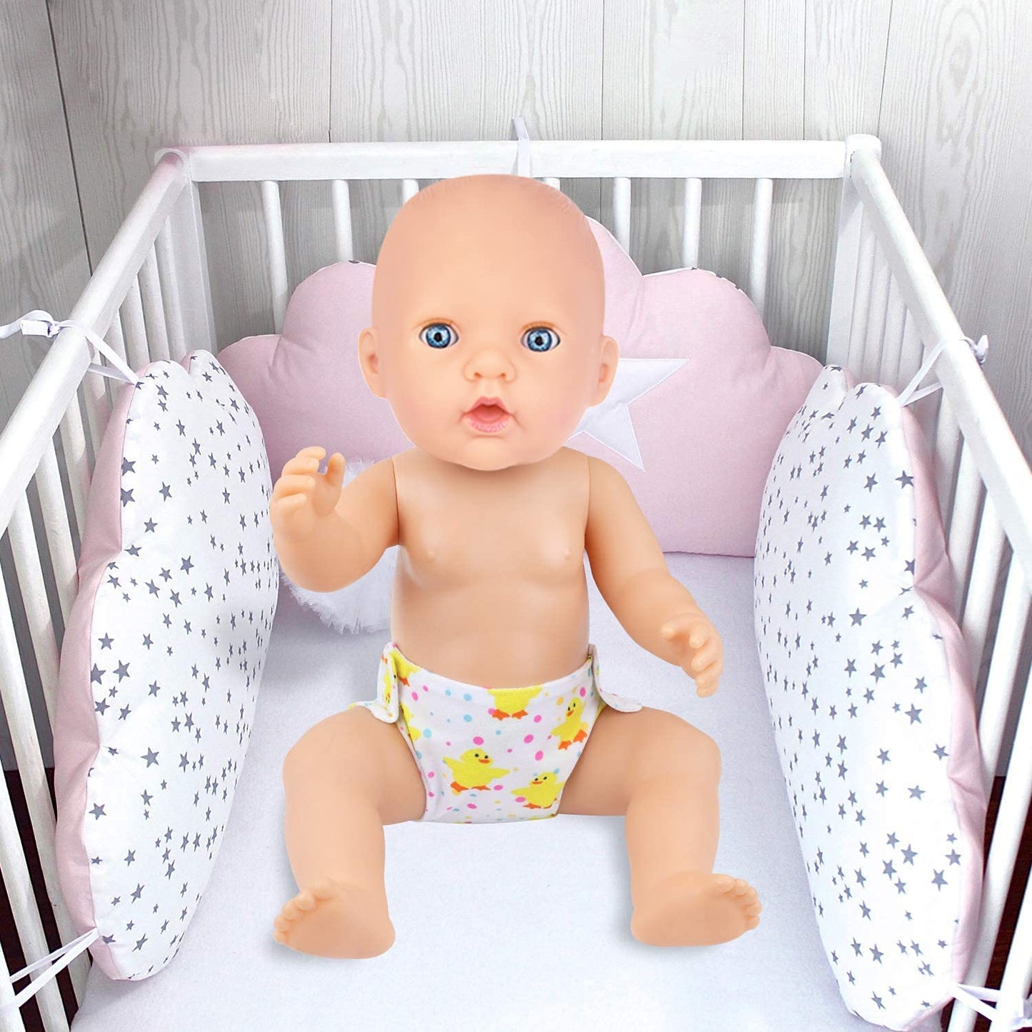 Zita Element 10 Pcs Baby Doll Diapers For 14-16 Inch Baby Dolls Clothes Accessories