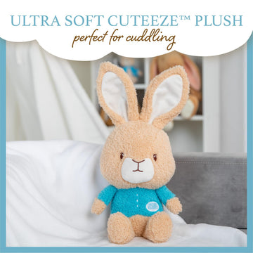 Kids Preferred Beatrix Potter Peter Rabbit Cuteeze Bunny Stuffed Animal Soft Plush Toy For Baby And Toddler Boys And Girls - 12