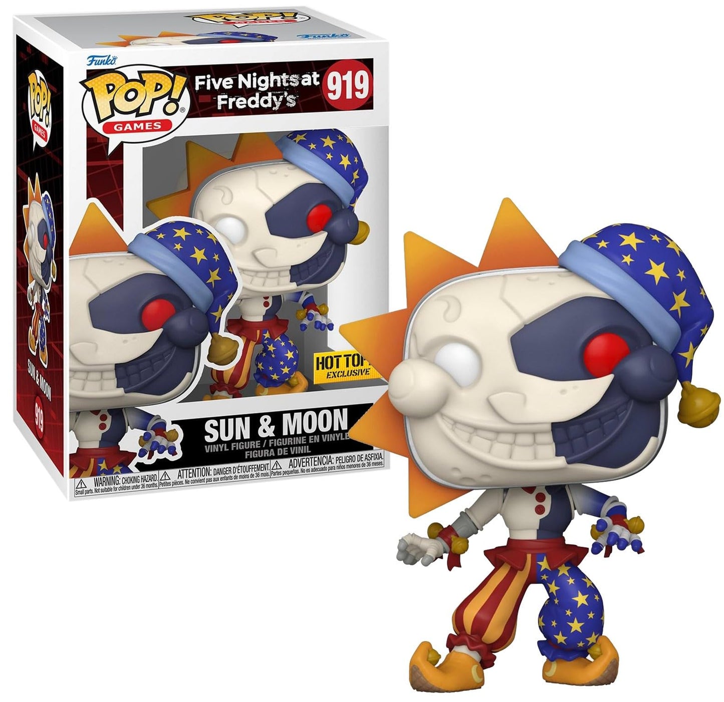 Funko Five Night's at Freddy's Pop! Games Sun & Moon Vinyl Figure Hot Topic limited availability Multi None