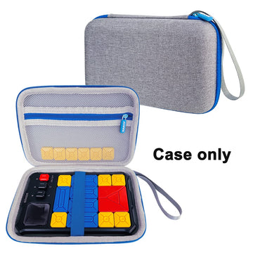 Hard Carrying Case For Giiker Super Slide Brain Games, Protective Storage Holder For Giiker Brain Teaser Puzzles Interactive Handheld Game Console Accessories (Blue Case Only)