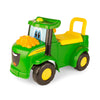 John Deere Johnny Tractor Ride-On Toy with Lights & Sounds, Large Green Plastic, Model 47280, Ideal for Kids 12 Months & Up