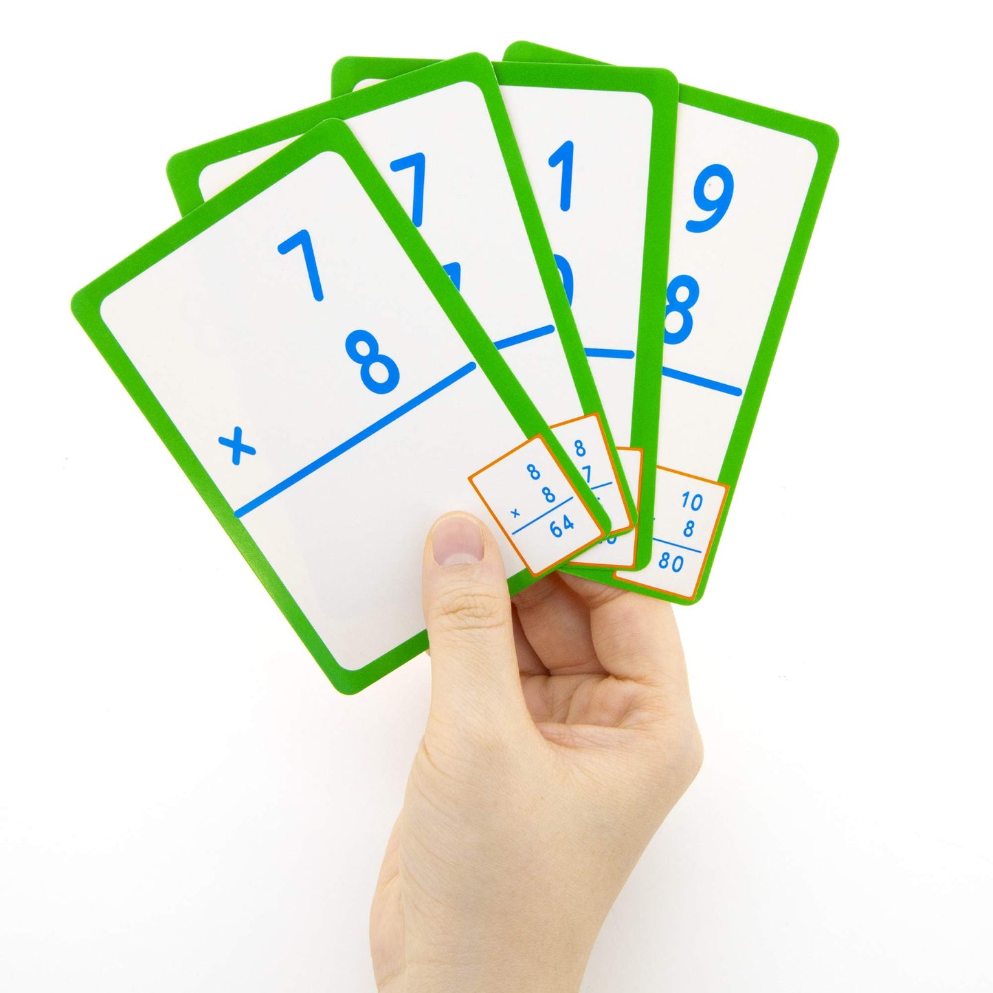 Bazic Multiplication & Division Flash Cards, Number Math Calculation Card Game Education Training Learning Practice Smart (36/Pack), Set Of 2-Pack