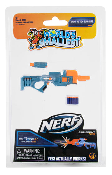 Worlds Smallest Nerf Blasters - Miniature Plastic Elite 2.0 Series 1, Model 5174