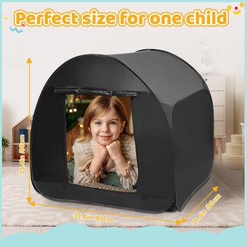 Sensory Tent For Kids 35.4 * 35.4 * 35.4 In - Portable Pop-Up Play Tent For Calming Down & Improving Focus - Ideal For Children