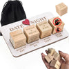 Yckeogln Date Night Dice After Dark Edition,Wooden Board Game for Couple,Decision Dice, for Him & Her,Funny Wedding Gifts, Valen